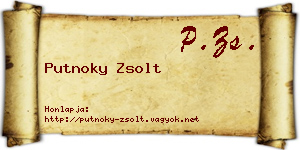 Putnoky Zsolt névjegykártya